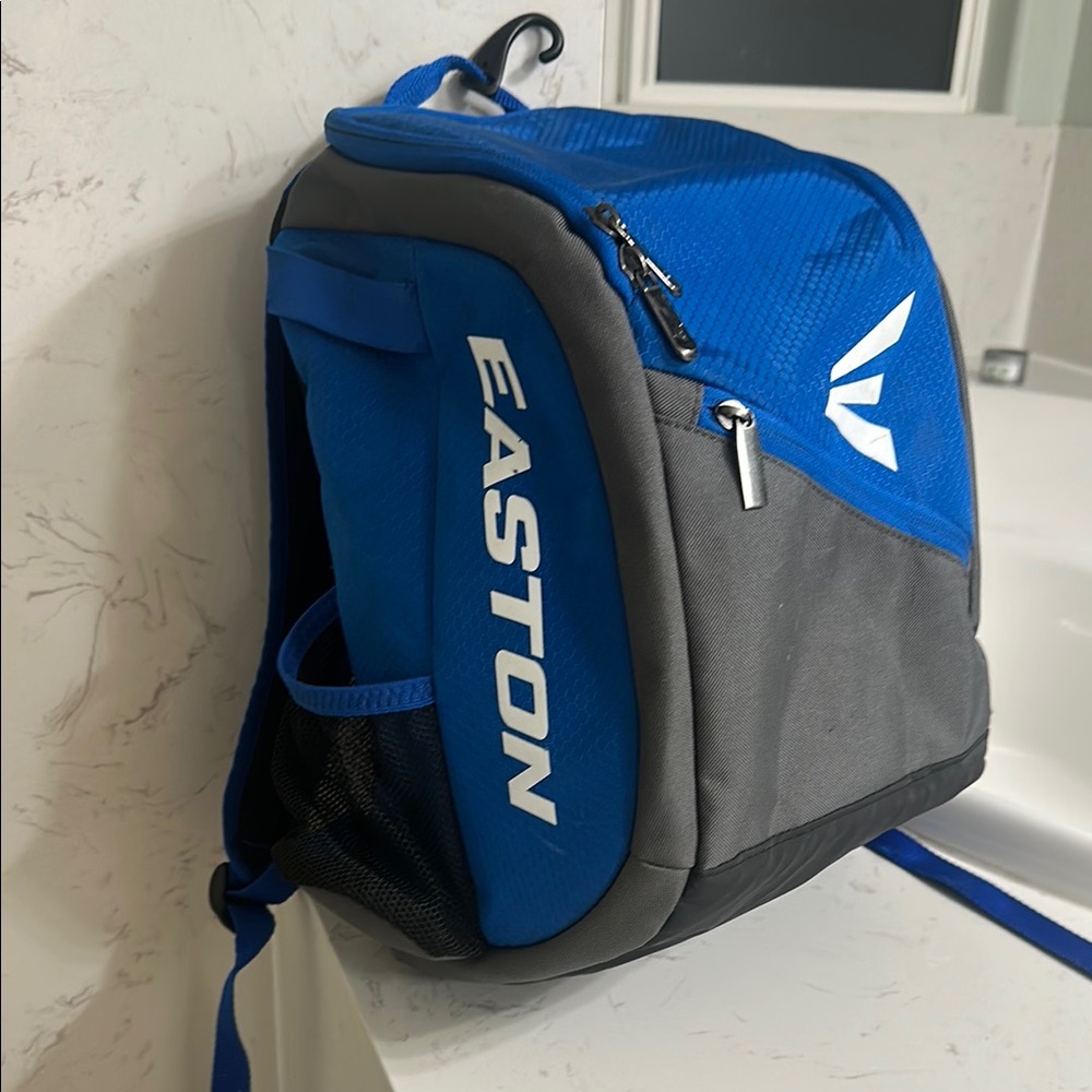 Easton Blue and Gray Luggage Bag with Compact Design